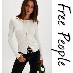 Free People Long Sleeve Cardi NWT L